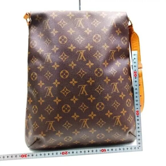 100% Authentic Louis Vuitton Musette Brown Monogram Shoulder Bag - Picture 2 of 9